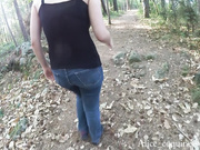 Tittyfuck and Facial in the Forest, Busty Teen loves cum
