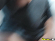 Hot Brunette Babe Makes Her Cunt Dripping Wet