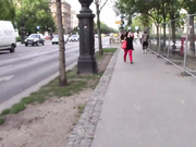 Cayenne - Public Flashing Upskirt In Budapest