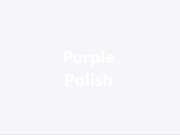 Sweetxmelody Purple Polish