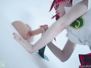 Lana Rain - Mari Makinami Blowjob ACTIVE POV