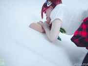Lana Rain - Mari Makinami Blowjob ACTIVE POV