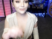 Catjira dressed as Rey 050418