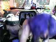hf - spreading legs and rubbing pussy