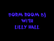 Fuzzy peach - dorm room bj with lilly hall