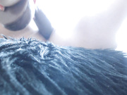 AmberJade - Big Black Dildo fuck and cum