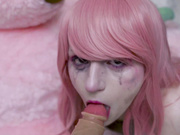 Tweetney Messy Spit Covered Deepthroat - Amateur Homemad