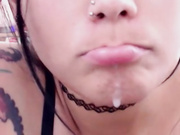 Miss_Bonnie suckin' dildo