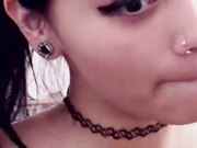 Miss_Bonnie suckin' dildo