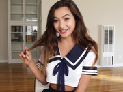 AlexDeLaFlor Schoolgirl Sucking Big Dick