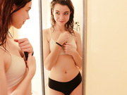 Bunnie Hughes - Hd Erotic Schoolgirl Mirror Fuck