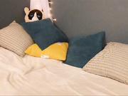 blue dildo orgasm