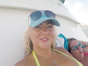 big tits on a boat