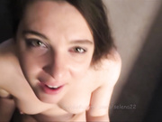 Lots Of Cum On My Face! - (some clips are from my old apartment)