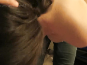 Why i'm the best girlfriend!! Puke, gagging, eating his balls - Messy