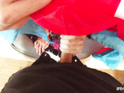 sucking my dick in a tent in my house, wtf???