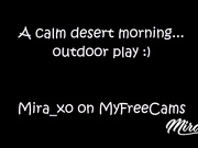 A Calm Desert Morning Outdoor Play