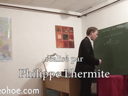 Schoolgirl DP fucked in classroom