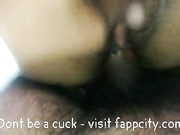 Fucking a natural hairy pussy
