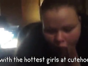 Chubby slut gives me head