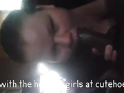 Chubby slut gives me head