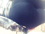 Big booty girl gives striptease