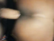 Quickie with wet black pussy