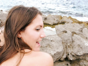 Creamy hot fuck on the beach