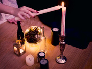 The Ritual - Witch Glass Dildo Orgasm - JuneMoore