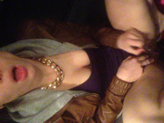 le_lea masturbates in her car