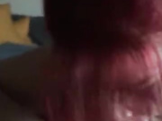 Amateur redhead sucks mean dick