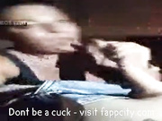 Random chick I picked up sucks my cock