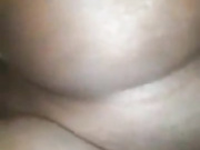 Chubby ebony girl fucked on cam