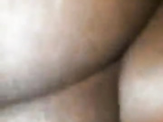 Chubby ebony girl fucked on cam