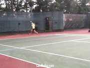 Sophia Smokes The Court!