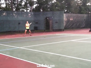 Sophia Smokes The Court!