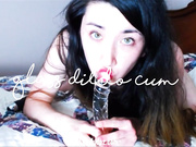 Glass Dildo Cum Preview