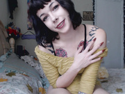 purple hair tease