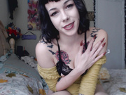 purple hair tease
