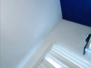 Chubby punk girl creams her pussy