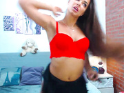 Some dumb bitch doing a lam cam show