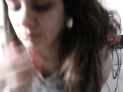 Lady With Menstrual Tampon - Watch Part2 On goldcamstar.com