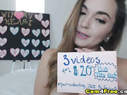 Horny Amateur Sexy Babe Solo Pussy Masturbation Show