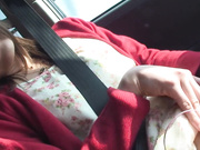 Kuraki Mio - Amateur Babe Uses Japanese Dildo in Car 1080p