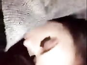CUTE BABE SUCKING DICK UNDER THE TABLE AT DINNER