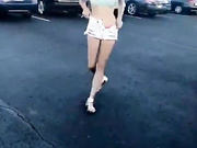 Rainey James public boobs flashing snapchat premium