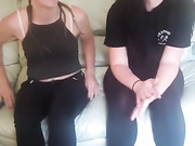 Two girls foot show 55