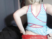 Blonde girl masturbates 61