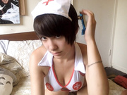 pupperbot naughty nurse blowjob pov and orgasm