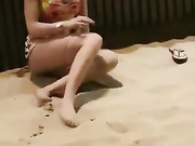 Daring blonde